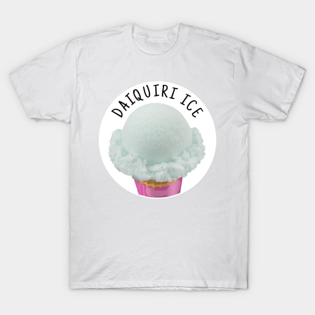 Daiquiri Ice Light Green Vintage Baskin Robbins 70s Ice Cream T-Shirt by gillys